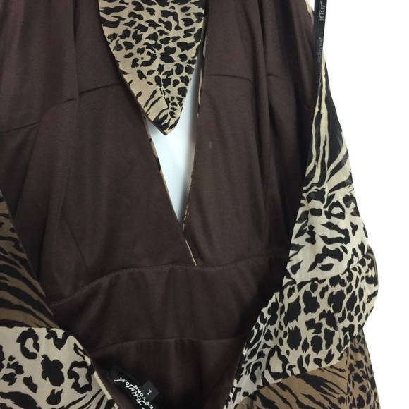 Betsey Johnson Leopard Halter Neck Mini Dress - Picture 8 of 8